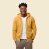 imageDALIX Flamingo Embroidered Zip Hoodie Fleece Long Sleeve Pocket Warm Soft MensGold