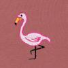 imageDALIX Flamingo Embroidered Zip Hoodie Fleece Long Sleeve Pocket Warm Soft MensMauve