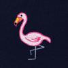 imageDALIX Flamingo Embroidered Zip Hoodie Fleece Long Sleeve Pocket Warm Soft MensNavy Blue