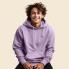 imageDALIX Rainbow Embroidered Fleece Zip Hoodie Cold Fall Winter MensOrchid