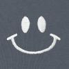 imageDALIX Smile Face Embroidered Zip Hoodie Fleece Long Sleeve Pocket Warm Soft MensSteel Blue