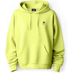 imageDALIX Astronaut Embroidered Fleece Zip Hoodie Cold Fall Winter MensSafety Green
