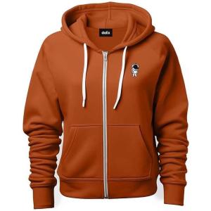 imageDALIX Astronaut Embroidered Hoodie Fleece Sweatshirt Zip Front MensAutumn