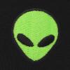 imageDALIX Alien Embroidered Fleece Zip Hoodie Cold Fall Winter MensBlack
