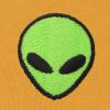 imageDALIX Alien Embroidered Fleece Zip Hoodie Cold Fall Winter MensGold
