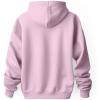 imageDALIX Alien Embroidered Fleece Zip Hoodie Cold Fall Winter MensLight Pink