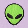 imageDALIX Alien Embroidered Fleece Zip Hoodie Cold Fall Winter MensOrchid