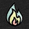 imageDALIX Fire Glow In The Dark Embroidered Fleece Sweatshirt Pullover MensDark Heather