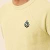imageDALIX Fire Glow In The Dark Embroidered Fleece Sweatshirt Pullover MensFrench Vanilla