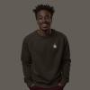 imageDALIX Fire Glow In The Dark Embroidered Fleece Sweatshirt Pullover MensHeather Olive