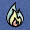 imageDALIX Fire Glow In The Dark Embroidered Fleece Sweatshirt Pullover MensHeather True Royal