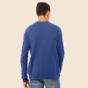imageDALIX Fire Glow In The Dark Embroidered Fleece Sweatshirt Pullover MensHeather True Royal