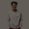 imageDALIX Fire Glow In The Dark Embroidered Fleece Sweatshirt Pullover MensNatural