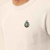 imageDALIX Fire Glow In The Dark Embroidered Fleece Sweatshirt Pullover MensNatural