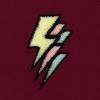 imageDALIX Lightning Bolt Glow in the Dark Embroidered Hoodie Fleece Sweatshirt Zip Front MensMaroon