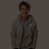 imageDALIX Lightning Bolt Glow in the Dark Embroidered Hoodie Fleece Sweatshirt Zip Front MensTan