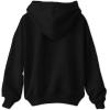 imageDALIX Taco Embroidered Zip Hoodie Fleece Long Sleeve Pocket Warm Soft MensBlack