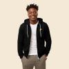 imageDALIX Taco Embroidered Zip Hoodie Fleece Long Sleeve Pocket Warm Soft MensBlack
