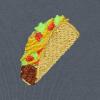 imageDALIX Taco Embroidered Zip Hoodie Fleece Long Sleeve Pocket Warm Soft MensSteel Blue