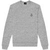 imageDALIX Fire Glow In The Dark Embroidered Fleece Sweatshirt Pullover MensAthletic Heather