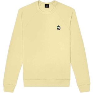 imageDALIX Fire Glow In The Dark Embroidered Fleece Sweatshirt Pullover MensFrench Vanilla