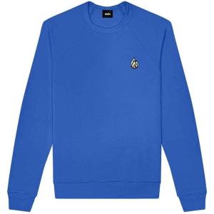 imageDALIX Fire Glow In The Dark Embroidered Fleece Sweatshirt Pullover MensTrue Royal
