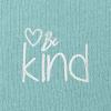 imageDALIX Be Kind Embroidered Fleece Relaxed Boxy Fit Long Sleeve Crewneck Sweatshirt WomensArctic Blue