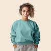 imageDALIX Be Kind Embroidered Fleece Relaxed Boxy Fit Long Sleeve Crewneck Sweatshirt WomensArctic Blue