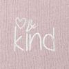 imageDALIX Be Kind Embroidered Fleece Relaxed Boxy Fit Long Sleeve Crewneck Sweatshirt WomensBlush