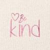 imageDALIX Be Kind Embroidered Fleece Relaxed Boxy Fit Long Sleeve Crewneck Sweatshirt WomensBone