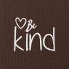 imageDALIX Be Kind Embroidered Fleece Relaxed Boxy Fit Long Sleeve Crewneck Sweatshirt WomensBrown