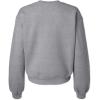 imageDALIX Be Kind Embroidered Fleece Relaxed Boxy Fit Long Sleeve Crewneck Sweatshirt WomensHeather Gray
