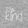 imageDALIX Be Kind Embroidered Fleece Relaxed Boxy Fit Long Sleeve Crewneck Sweatshirt WomensHeather Gray