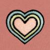 imageDALIX Heart Glow in the Dark Embroidered Fleece Cropped Hoodie Cold Fall Winter WomenMauve