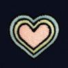 imageDALIX Heart Glow in the Dark Embroidered Fleece Cropped Hoodie Cold Fall Winter WomenNavy Blue