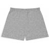 imageDALIX Heartly Ghost Embroidered Fleece Short Sweats Soft Warm WomensAthletic Heather