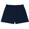 imageDALIX Heartly Ghost Embroidered Fleece Short Sweats Soft Warm WomensNavy Blue