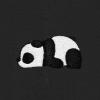 imageDALIX Panda Embroidered Fleece Cropped Hoodie Cold Fall Winter WomenDark Heather