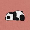 imageDALIX Panda Embroidered Fleece Cropped Hoodie Cold Fall Winter WomenMauve