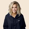 imageDALIX Panda Embroidered Fleece Cropped Hoodie Cold Fall Winter WomenNavy Blue