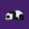 imageDALIX Panda Embroidered Fleece Cropped Hoodie Cold Fall Winter WomenTeam Purple