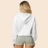 imageDALIX Panda Embroidered Fleece Cropped Hoodie Cold Fall Winter WomenWhite