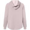 imageDALIX Pizza Embroidered Fleece Zip Washed Hoodie Cold Fall Winter WomenBlush