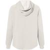 imageDALIX Pizza Embroidered Fleece Zip Washed Hoodie Cold Fall Winter WomenBone