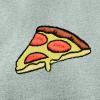 imageDALIX Pizza Embroidered Fleece Zip Washed Hoodie Cold Fall Winter WomenSage