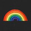 imageDALIX Rainbow Embroidered Fleece Cropped Hoodie Cold Fall Winter WomenDark Heather