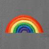 imageDALIX Rainbow Embroidered Fleece Cropped Hoodie Cold Fall Winter WomenDeep Heather