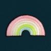 imageDALIX Rainbow Glow in the Dark Embroidered Fleece Cropped Hoodie Cold Fall Winter WomenAtlantic Green