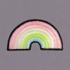 imageDALIX Rainbow Glow in the Dark Embroidered Fleece Cropped Hoodie Cold Fall Winter WomenStorm Gray