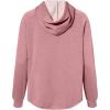 imageDALIX Snap Heart Embroidered Fleece Zip Washed Hoodie Cold Fall Winter WomenDusty Rose